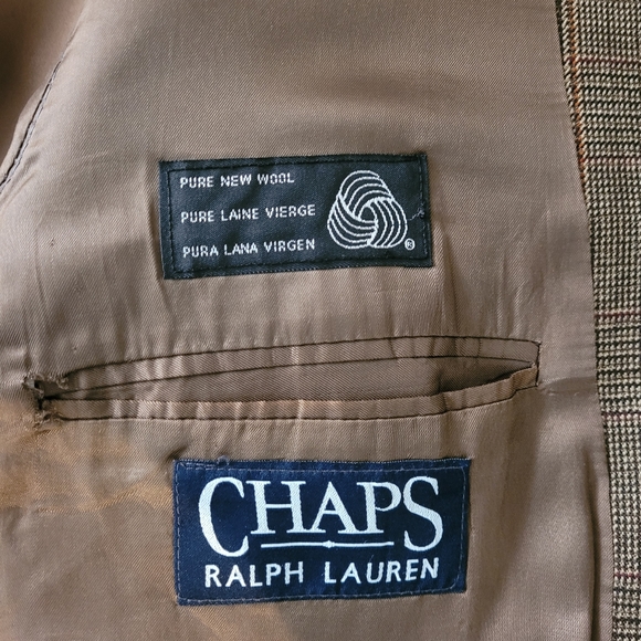 RALPH LAUREN CHAPS HOUNDSTOOTH PLAID SPORT COAT - Picture 9 of 12